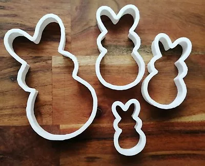 Rabbit Round Cookie Cutter Biscuit Dough Face Pastry Easter 4 Sizes AL122-25 • £3.55