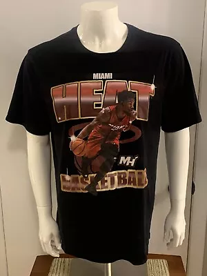 Nba Miami Heat Graphic T-shirt Jimmy Butler Logo Mens Size Xl Pre-owned Vg • $39