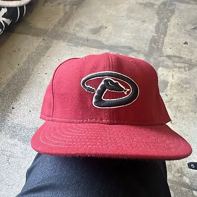 Arizona Diamondbacks New Era 5950 Fitted Baseball Hat Red Vintage USA - 7 1/2 • $24.99