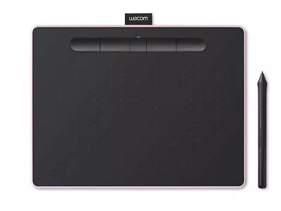 Wacom Pen Tablet Wacom Intuos Medium Wireless Berry Pink TCTL6100W /P0 • $175.19
