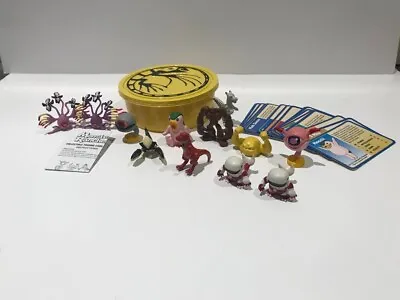 1999 Monster Rancher Figure Lot Of 12 With Container & Cards • $26.98