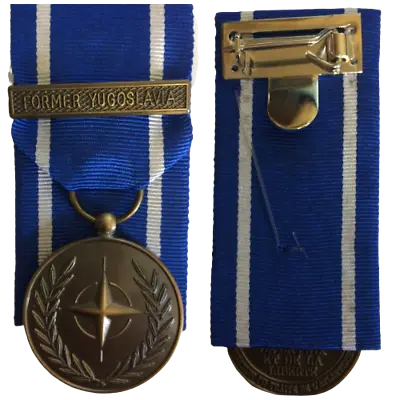 Nato Former Yugoslavia Medal  Full Size Copy Court Mounted Or Loose With Ribbon • £23