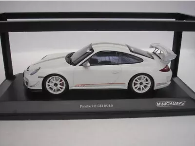 LAST ONE! NEW! 1/18 Minichamps 2011 Porsche 911(991) GT3 RS 4.0 White • $99.99