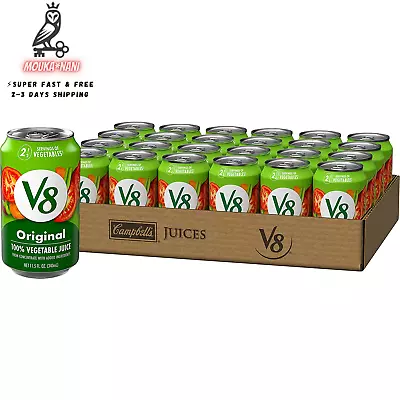 $22.25 • Buy V8 Original 100% Vegetable Juice, Vegetable Blend With Tomato Juice (Pack Of 24)