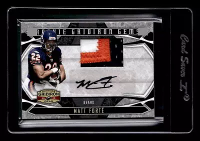 2008 Donruss Gridiron Gear Rookie Gridiron Gems Jersey Auto Prime Matt Forte /50 • $60