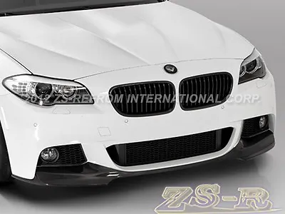 Carbon Fiber VOS Look Front Bumper Add Lip For 2011+ BMW 528i 535i 550i M-Tech • $409.99