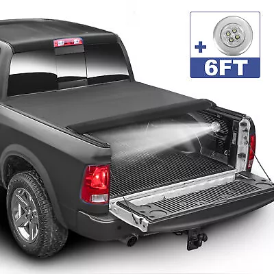 6FT Bed Roll Up Truck Tonneau Cover For 82-93 Chevrolet S10 GMC S15 Waterproof • $134.96