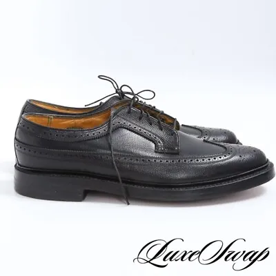 $17.50 • Buy NWOB Vintage Florsheim Imperial Black 9260 V-Cleat Leather Wingtip Shoes 10.5 C