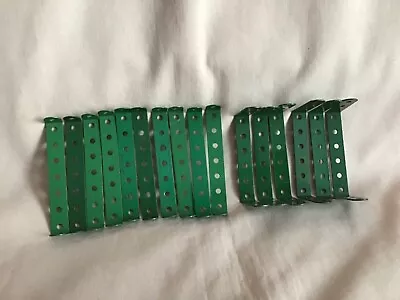 £20.99 • Buy MECCANO VINTAGE 1960,s OLD LOOSE SPARES X16 IN  WELL USED VINTAGE CONDITION.