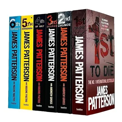 Womens Murder Club Series (Vol 1- 6) Collection 6 Books Set By James Patterson • £19.80