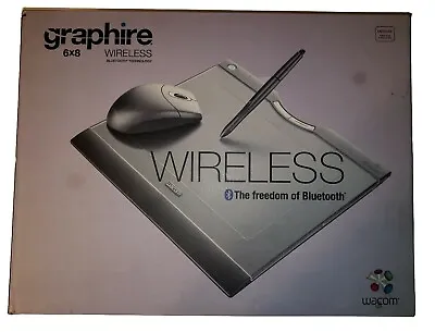 Wacom Graphire Wireless Bluetooth Tablet 6x8 Mouse Digitizer W/box CTE-630BT • $25.03