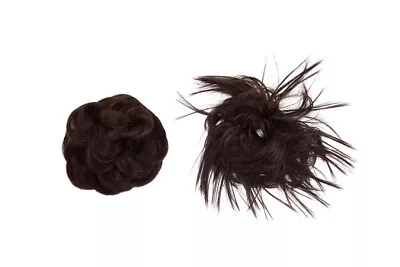 THICK X-LARGE Messy Bun Hair Piece Scrunchie Updo Wrap Hair Extensions As Human • $4.05