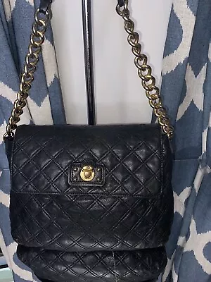 Authentic MJ Marc Jacobs Black XL Single Leather Bag $795 • $150