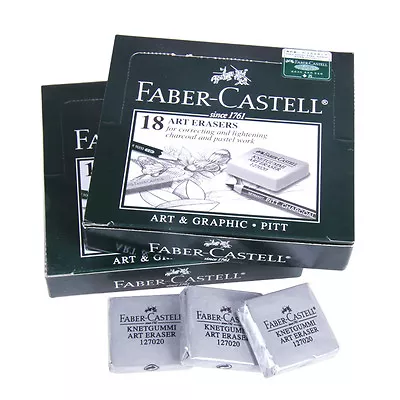 2pcs Faber-Castell Kneadable Drawing Rubber Eraser Pencils Graphic Sketch Art • $5.60