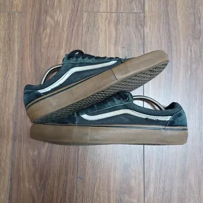 Vans Old Skool Trainer Black UK10 Low Mens 500714 Vietnam Sneaker Shoe • £17.99