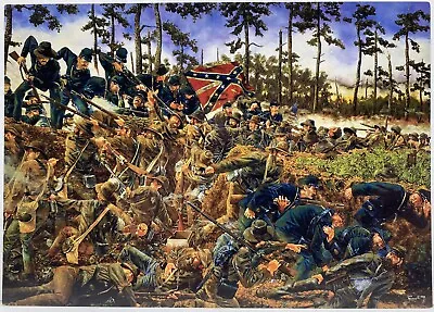 Rick Reeves Cheatham's Hill Battle Of Kennesaw Mountain GA Civil War Postcard • $2.95