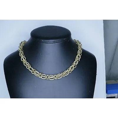Italian Veronese 18K Gold Vermeil On Sterling Silver Necklace Chain 18  Long • $96.29