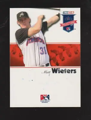 2008 TriStar #51 Matt Wieters Rookie Card Baltimore Orioles All-Star • $0.99