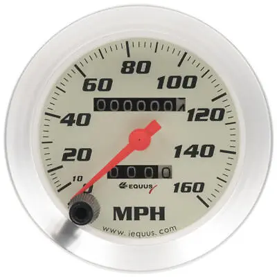 $92.35 • Buy Equus Speedometer Gauge 8076; 8000 Series 0-160 MPH 3-3/8  Full Sweep Mechanical