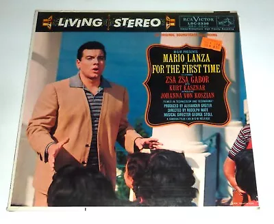 STILL SEALED  VINYL LP By MARIO LANZA  FOR THE FIRST TIME  (1959) RCA VICTOR • $40