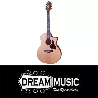 Crafter GAE 7/N Solid Cedar Top Acoustic Electric Guitar SAVE $180 OFF RRP$699!  • $519