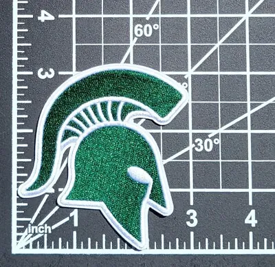 Michigan State Spartans 3  Iron/Sew On Embroidered Patch ~FREE MAILING! • $6.95