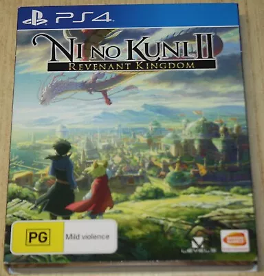 PS4 Game - Ni No Kuni II Revenant Kingdom Steelbook • $34.99