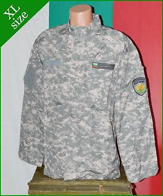 $69 • Buy Bulgarian Army Air Force Digital Urban Pixel Camouflage Coat Shirt Sz. XL