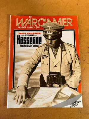 Wargamer Magazie No 23  By 3W Only No Game • £5