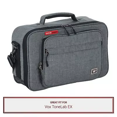 Gator Cases Grey Transit Series Bag Fits Vox ToneLab EX Multi-Effects Pedals • $129.99