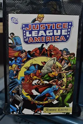 $0.99 • Buy Justice League Of America Hereby Elects DC TPB BRAND NEW JLA Zatanna Hawkgirl