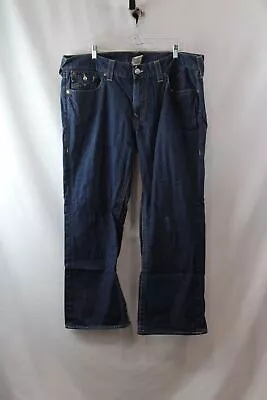 True Religion Men's Dark Wash Straight Jeans Sz 42 • $9.99