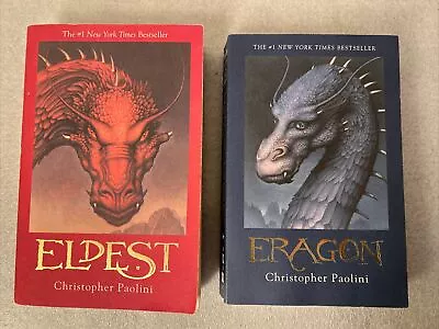 Inheritance Cycle Books 1-2 CHRISTOPHER PAOLINI Eldest Eragon Paperback • $9.90