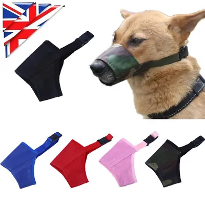 £2.99 • Buy Dog Safety Muzzle Muzzel Adjustable Biting Barking Chewing Small Medium Large A