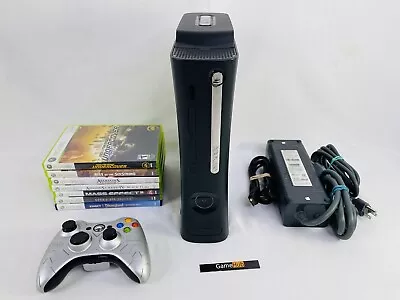 Jasper Xbox 360 Console Bundle! Controller AV Cables Power Supply Games & HD • $110