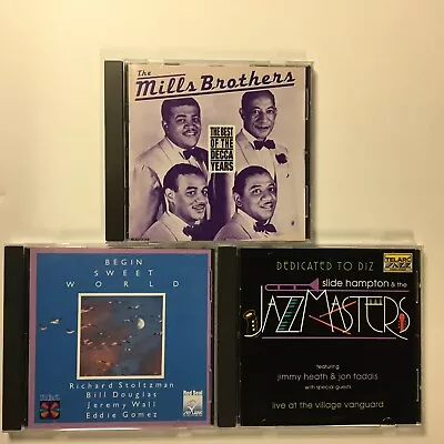 MILLS BROTHERS Decca Years Dedicated To Diz Begin Sweet World CD LOT • $3.59