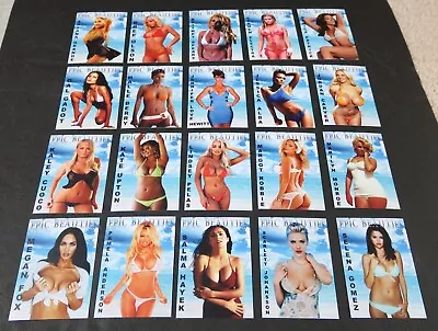 Epic Beauties 20 Card Set Only 500 Made Marilyn Monroe Danica Patrick • $19.99