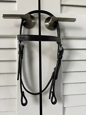 New Circle Y Black Horse Headstall • $48