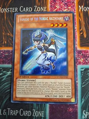 Yu-Gi-Oh! Vanadis Of The Nordic Ascendant STOR-EN081 Secret 1st Edition NM A1/ • $15