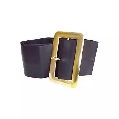 £3.95 • Buy Wide Black Seventies Belt Father Christmas Pirate Xmas 70s Fancy Dress