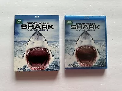 Great White Shark: A Living Legend W/ Slipcover (Blu-ray  2013) BBC Earth NEW • $4.99