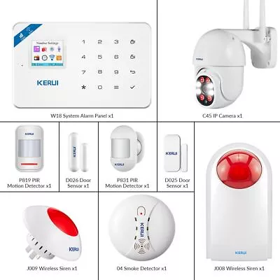 Residential Motion Sensor APP Control Smart GSM WIFI For Home Security Alarm 1Pc • $26.10