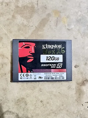$29 • Buy Kingston 120GB SSD NOW300 Model SV30037A/120G 2.5  (Used)