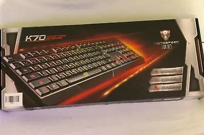 Motospeed K70L Gaming Keyboard USB Wired Multi-colour Backlit (US Layout) • £10