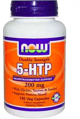 $74.95 • Buy Now Foods 5-HTP Double Strength 200 Mg 120 Veggie Caps Long Expiry - Free Post