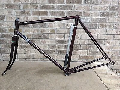 Vintage Austro Daimler SLE By Puch Steel Bike Frameset Reynolds 531 55cm • $110