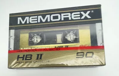 Memorex HB II High Bias Audio Cassette Tape. Brand New Factory Sealed. 90 Min • $8.88