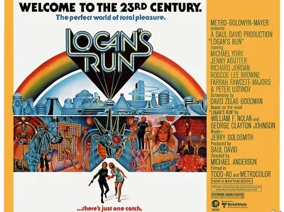 Logans Run 16  X 12  Photo Repro Film Poster • £8