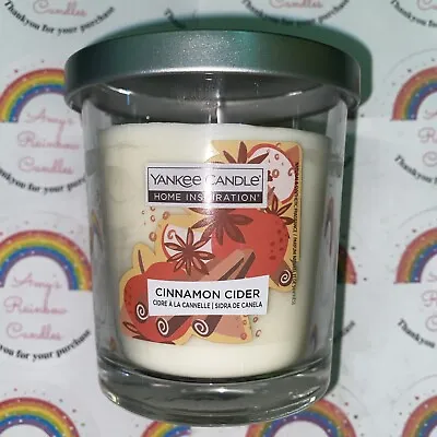 Yankee Candle Christmas Cinnamon Cider Scented Candle 200g- Brand New • £7