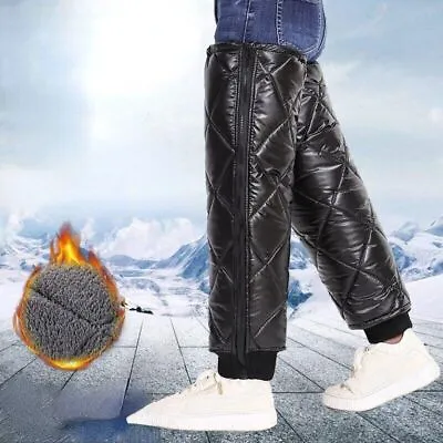 Wool Knee Pads In Winter Thick Windproof Bicycle Electric Motorcycle Knee Pads • $34.07